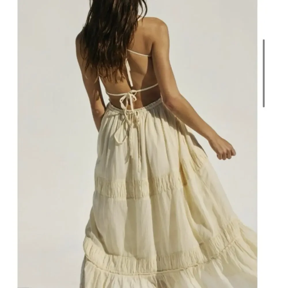 Free People Taking Sides Maxi Dress